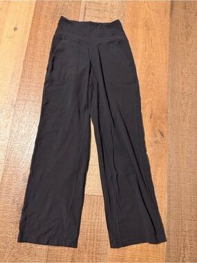 Lululemon Align Black Wide Leg Pants, Size 4